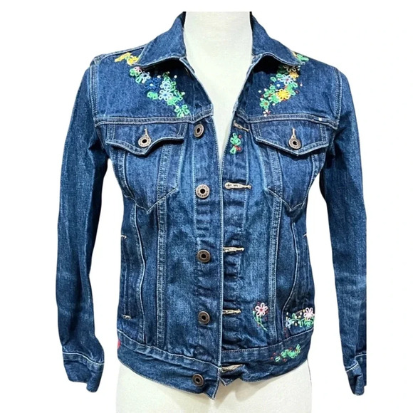 Lucky Brand Handcrafted Jean Jacket - Picture 1 of 4